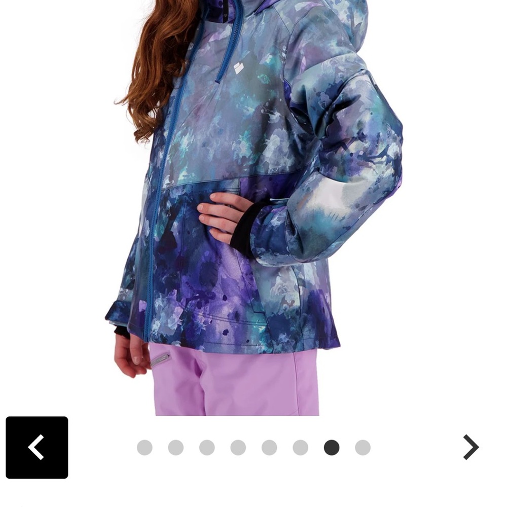 Obermeyer Blue and Purple Kids Jacket - Picture 7 of 11